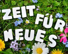 Frühlingsanfang - Eine gute Zeit für einen Neubeginn, auch mit 50plus